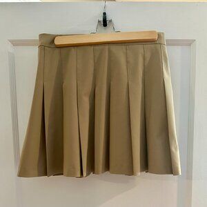 Sunday Best - Pleated Tan Shirt - Size 4